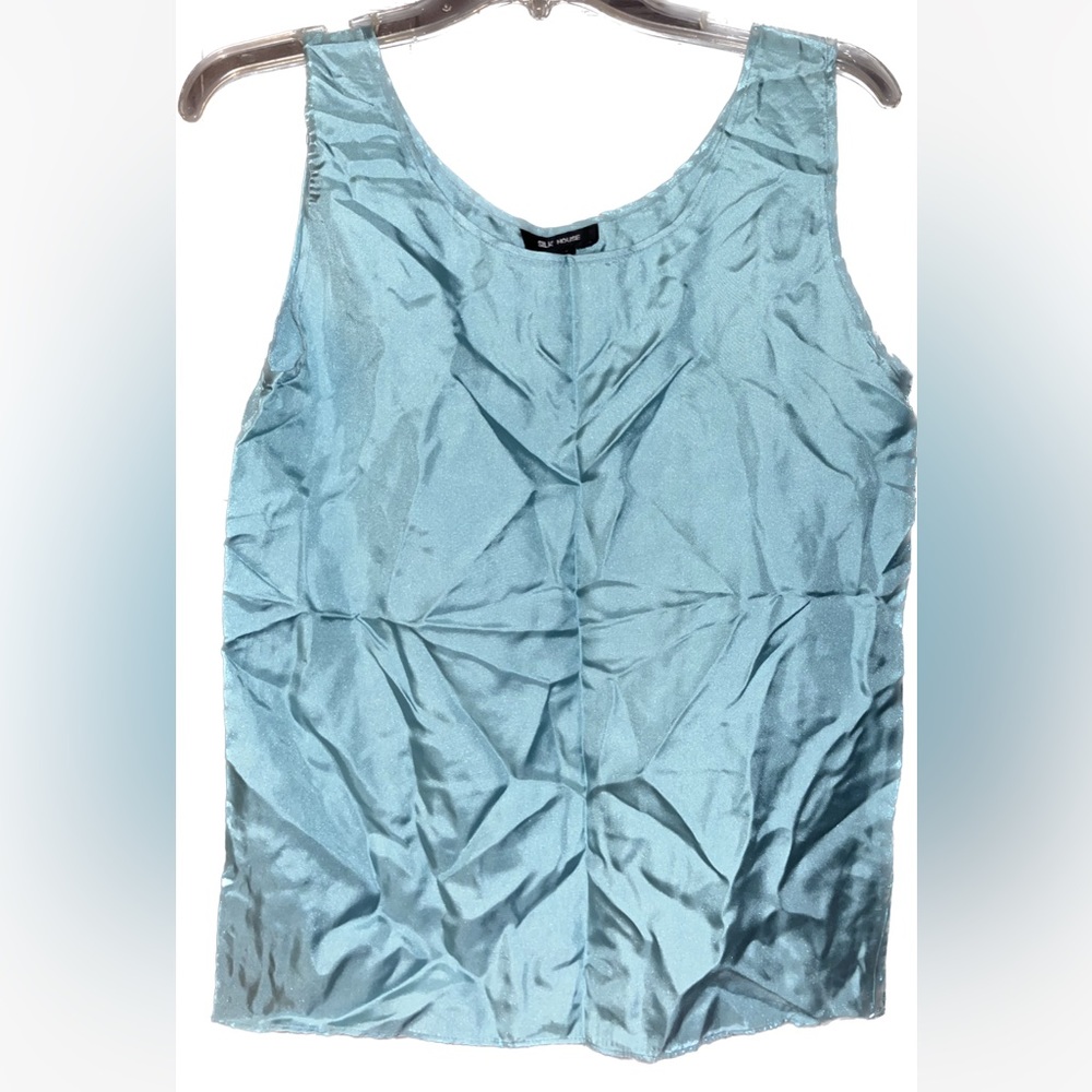 SOLD! 100% Silk Vintage Boxxy Tank